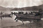 Ψαράδες στη λίμνη.